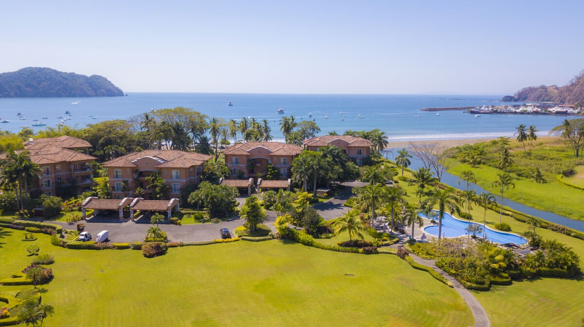 view of our beachfront rentals in Costa Rica