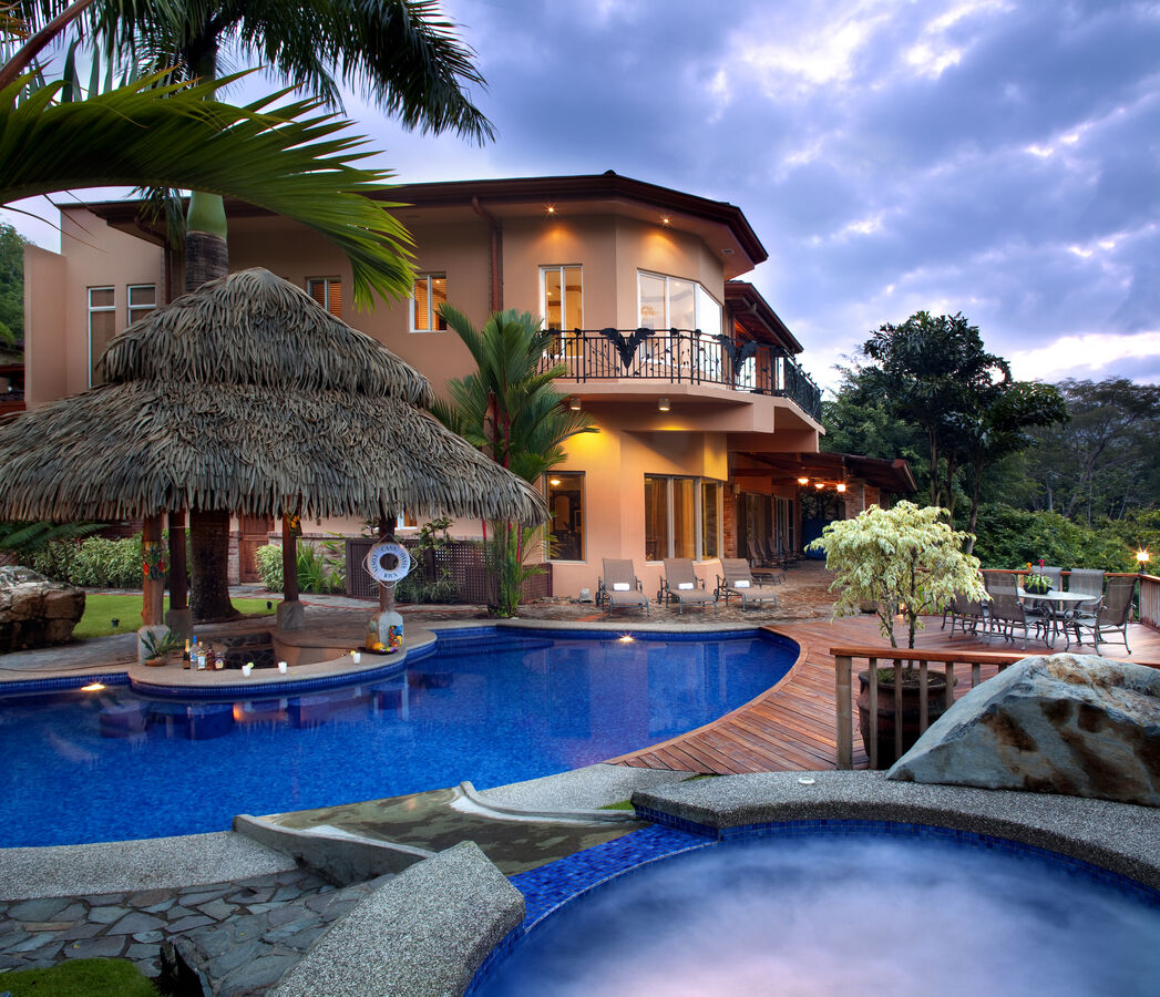 piscina privada en sus vacaciones en Costa Rica